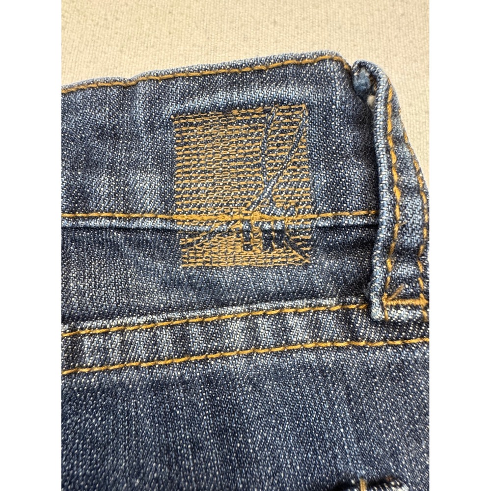Los !T Jeans Star Bootcut Women Size 27 Blue Low Rise Dark Wash Denim - Picture 12 of 14